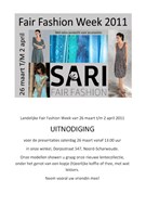 Sari Fair Fashion modepresentatie