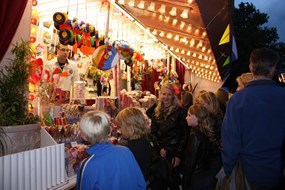 Lekkere zuurstokken op de kermis