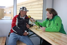 Marieke interviewt eigenaar Peter Tromp