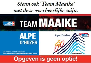 Steun Team Maaike en koop wijn