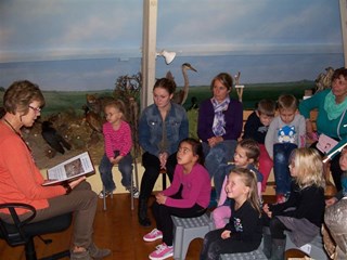 Groepsbezoek in Natuurmuseum Westflinge in de herfstvakantie