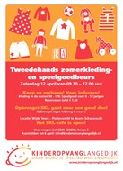 Kleding- en Speelgoedbeurs op 12 april