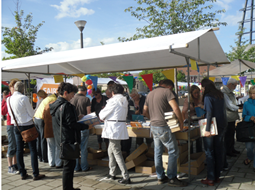 Boekenverkoop afgeschreven boeken Bibliotheek Langedijk op 6 september