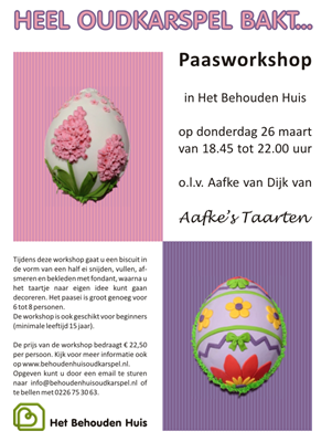 Paasworkshop in Het Behouden Huis